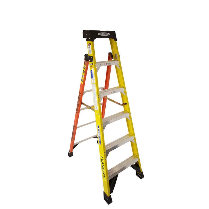Werner LEANSAFE 6 ft Type IAA Fiberglass Leaning Ladder