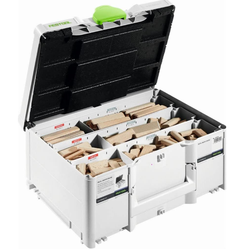 Festool DS/XL D8/D10 306 BU Beechwood Domino Assortment, large image number 1