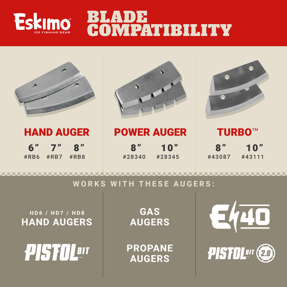 Eskimo Pistol Bit 2.0, Drill-Adaptive Auger, 8-Inch, Centering Point, large image number 9