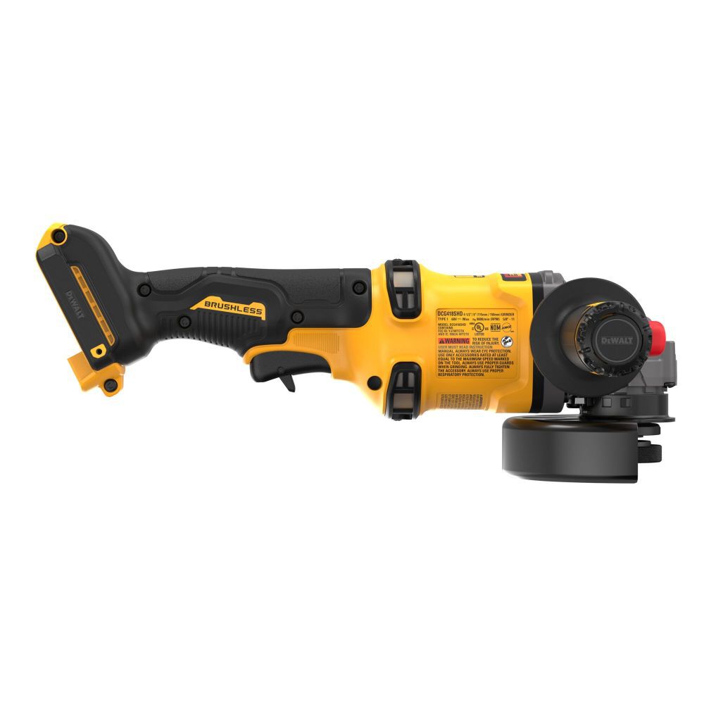 DEWALT 60V MAX 4-1/2 Inch - 6 Inch Side Handle Detect Grinder (Bare Tool), large image number 7