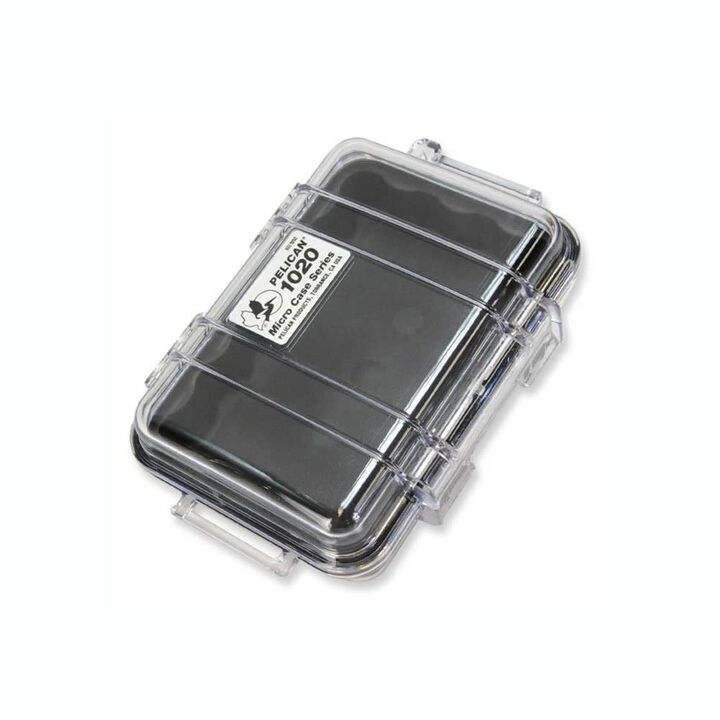 Pelican 1020 Polycarbonate 0.02 Cu-Ft. Micro Case Black/Clear, large image number 4