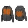 Radians Womens Heated Hoodie Kit with Battery, Heather Gray, XS, small image number 2