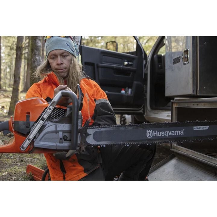 Husqvarna 24 Inch Bar 7HP 92 cc Gasoline Top-Handle Chainsaw, large image number 14