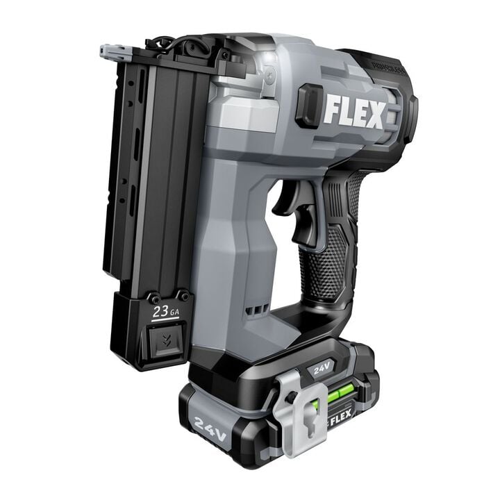 FLEX 24V Brushless 23 Gauge Pin Nailer Kit, large image number 3