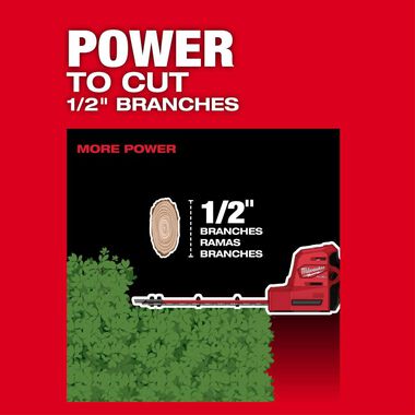 Milwaukee M12 FUEL 8inch Hedge Trimmer, large image number 5