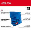Milwaukee Cooling Neck Gaiter Blue, small image number 2