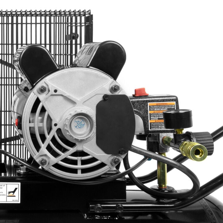 Industrial Air Compressor 20 Gallon 1.6 HP Portable Cast Iron Belt Drive, large image number 7