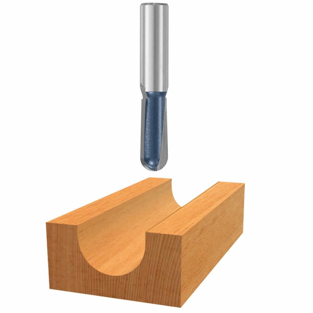 Bosch 1/4in x 1/2in Carbide Tipped Extended Round Nose Bit, large image number 1