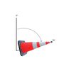 Vizcon Orange 28in Enviro-Cone with Collars & 7 lbs Rubber Base, small image number 2