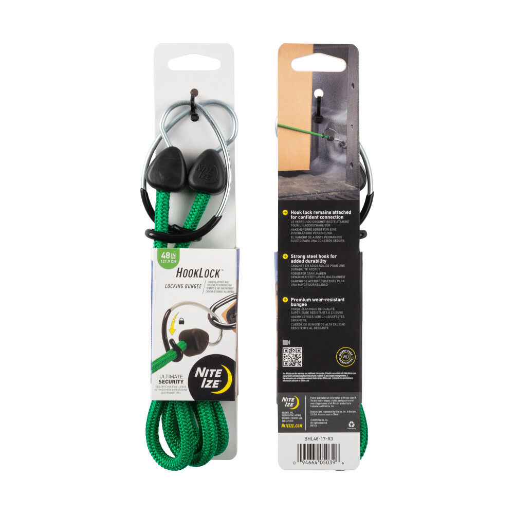 Nite Ize Promotional HookLock Locking Bungee 48 Inch Green, large image number 3
