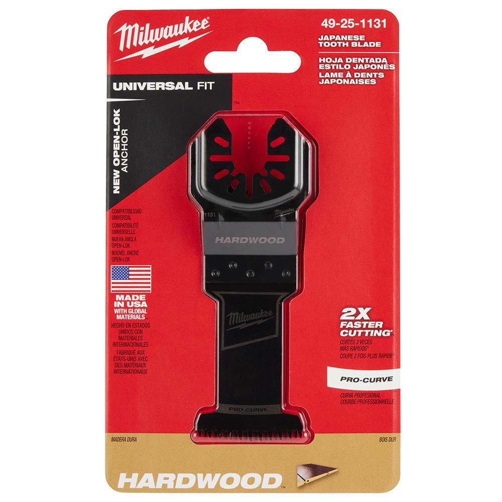 Milwaukee OPEN-LOK 1-3/8inch HCS JAPANESE TOOTH PRO-CURVE HARDWOOD BLADE 1PK, large image number 9
