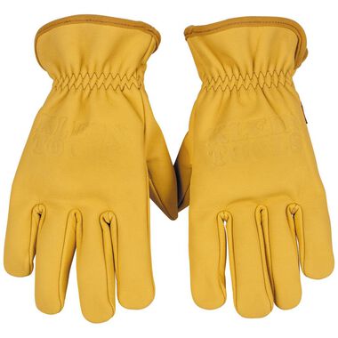 Klein Tools Cowhide Leather Gloves, Large