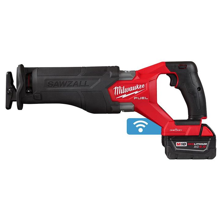 Milwaukee M18 FUEL SAWZALL Reciprocating Saw with ONE-KEY - 2 Battery XC5.0 Kit, large image number 7