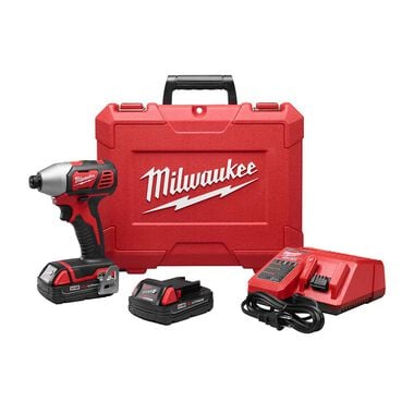 Milwaukee M18 1/4 in. Hex Impact Driver CP Kit