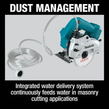 Makita 18V LXT 5in Wet/Dry Masonry Saw Lithium Ion Brushless Cordless AWS Capable (Bare Tool), large image number 10