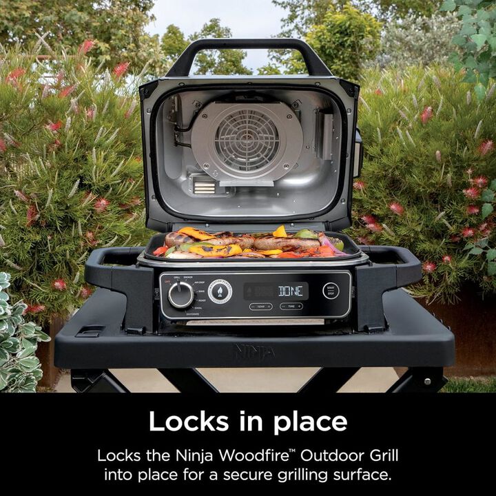 Ninja Woodfire Collapsible Outdoor Grill Stand Black, large image number 3