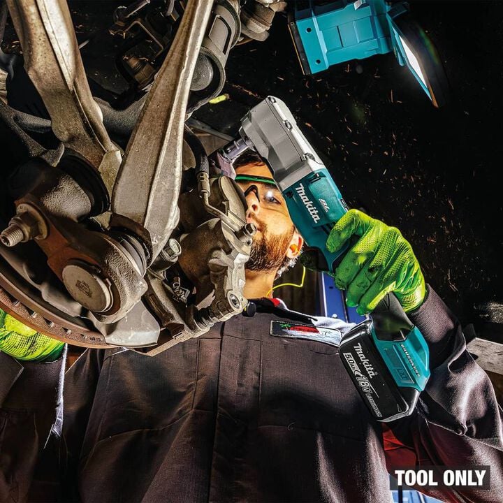 Makita 18V LXT Lithium-Ion Brushless Cordless High Torque 3/8 Inch Square Drive Angle Impact Wrench with Friction Ring (Bare Tool), large image number 4