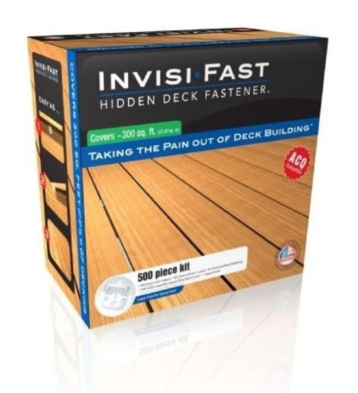Cepco 1/4 Inch Invisi-Fast Hidden Deck Fastener Kit, large image number 1