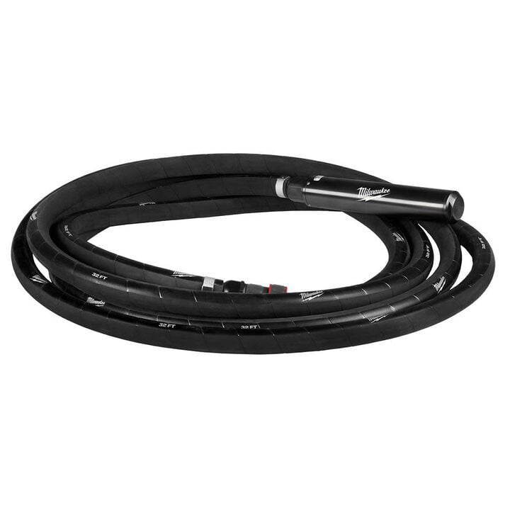 Milwaukee MX FUEL High Cycle Concrete Vibrator 32 Ft. Whip with 2 1/4 Inch Head