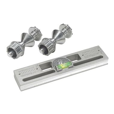 Jackson Safety #33 Universal Levels with Two 25lb Pull Magnets 360 Degree Adjustable DSL, Cast Aluminum