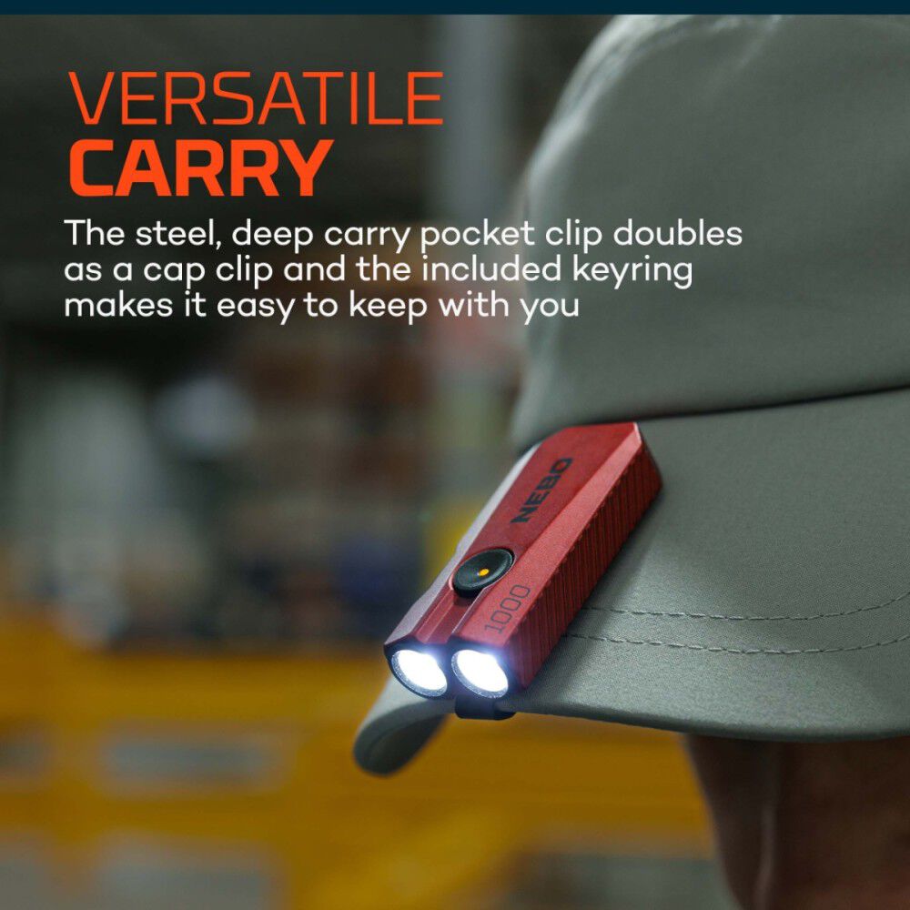 Nebo 1K EDC Compact LED Pocket Light Black, large image number 6