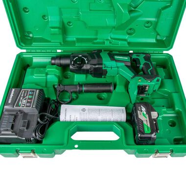 Metabo HPT 36V MultiVolt Rotary Hammer SDS Plus 1 1/8in D Handle Kit, large image number 9