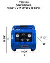 Eagle Compressor 2HP 4.2 Gallon Twin Stack Air Compressor, small image number 3