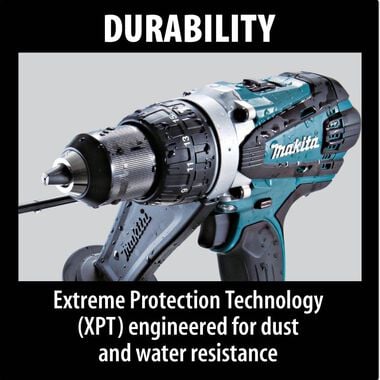 Makita 18V LXT Lithium-Ion Cordless 1/2 in. Hammer Driver Drill (Bare Tool), large image number 2