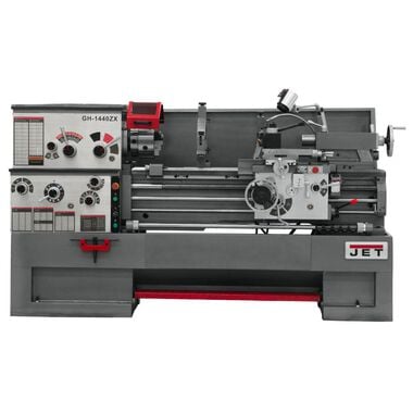 JET 3-1/8 In. Spindle Bore Geared Head Lathe, large image number 0