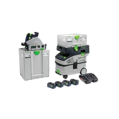 Festool 18V Track Saw & Dust Extractor Combo Kit 
