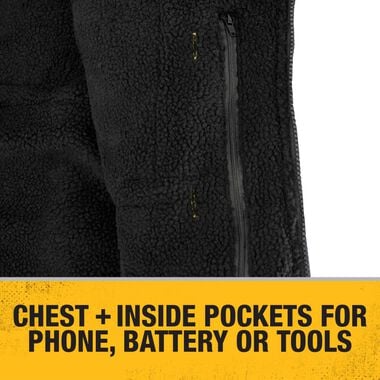 DEWALT Unisex Lightweight Heated Poly Shell Jacket Kit, large image number 15