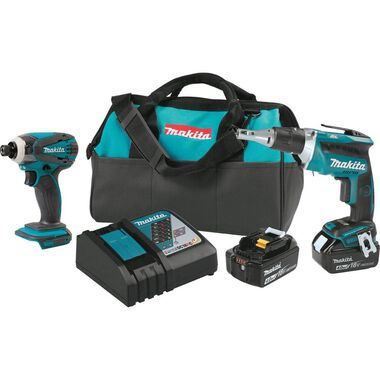 Makita 18-Volt LXT Lithium-Ion Cordless Combo Kit (2-Tool), large image number 0