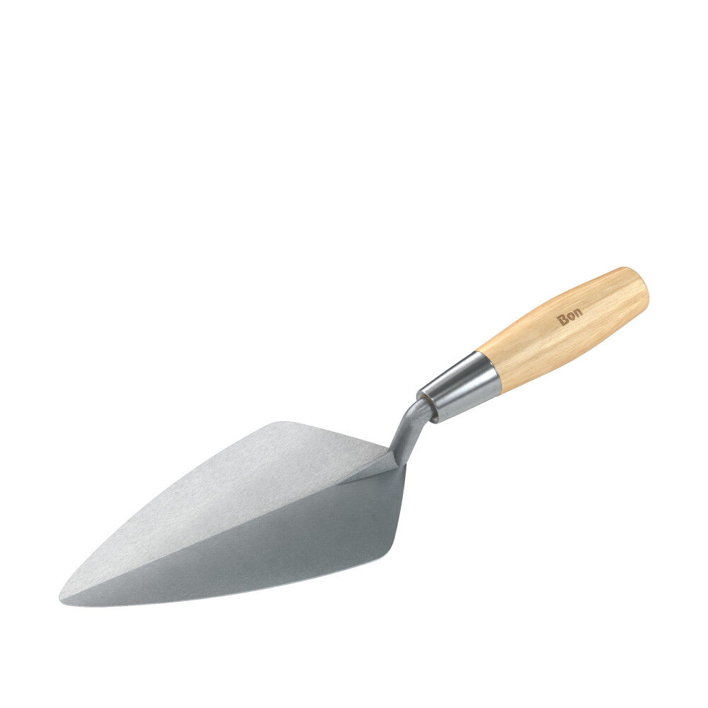 Bon Tool Brick Trowel Narrow London Forged 9 Inch with Wood Handle, large image number 1