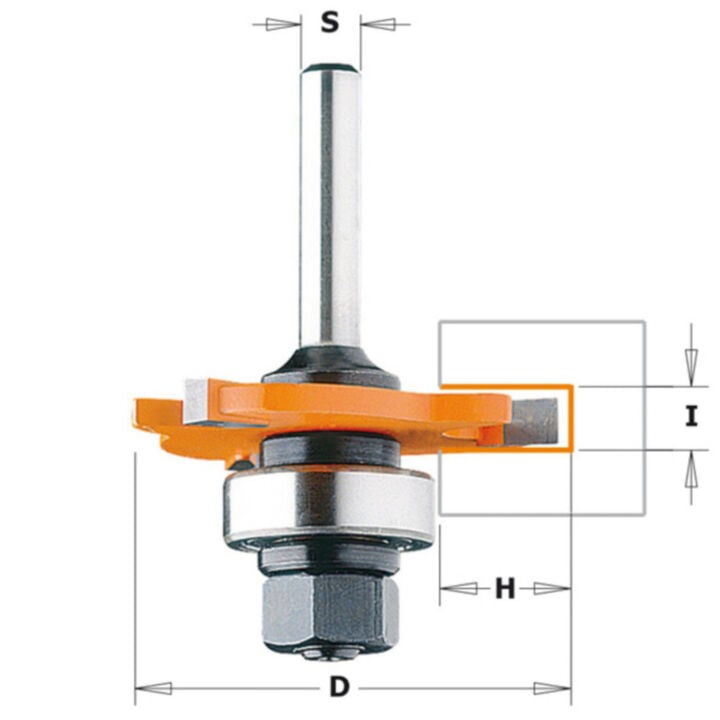 CMT 3-FLUTE Slot Cutter W/O Arbor, large image number 0