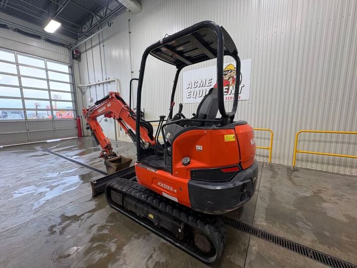 Kubota KX033-4 24.8HP Compact Tracked Excavator Used 2018, large image number 5