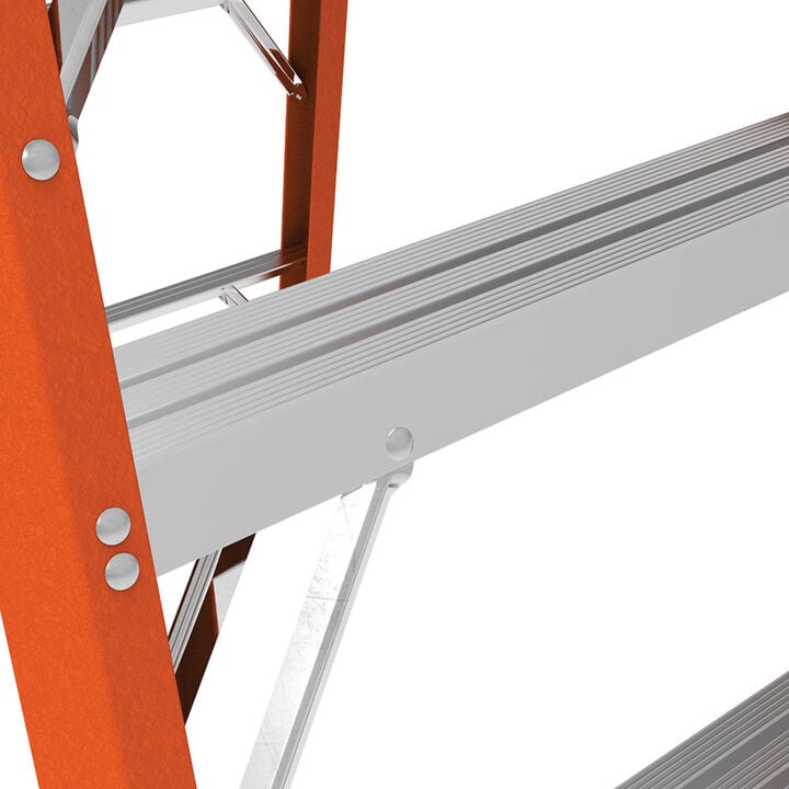 Metaltech 2 Foot Safe Space Fiberglass Step Ladder, large image number 4