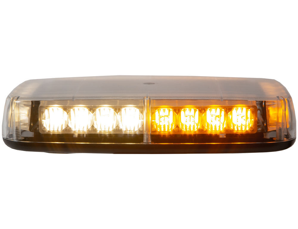 Buyers Products Company 11 Inch Rectangular Multi-Mount LED Mini Light Bar Amber and Clear, large image number 3