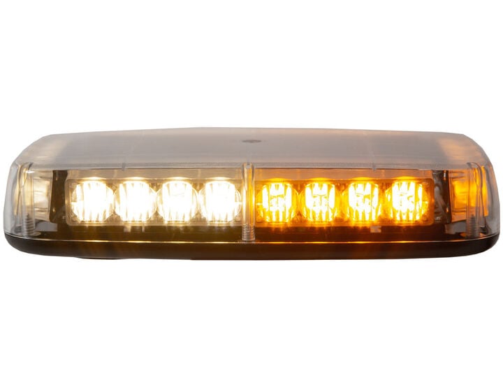 Buyers Products Company 11 Inch Rectangular Multi-Mount LED Mini Light Bar Amber and Clear, large image number 2