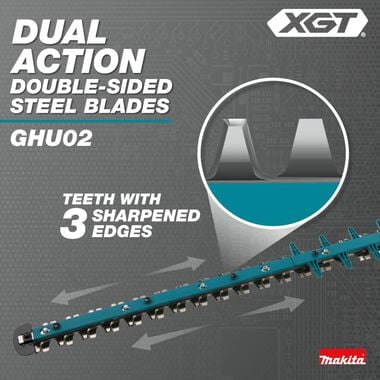 Makita 40V max XGT Hedge Trimmer Kit 24in Brushless Cordless, large image number 4