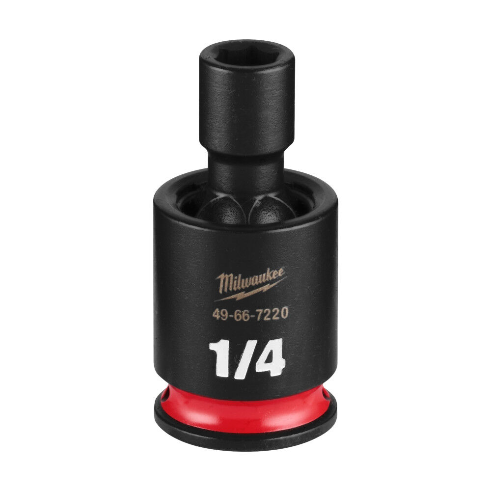 Milwaukee SHOCKWAVE Impact Duty 1/4 Inch Drive 1/4 Inch Standard Swivel Socket - 49-66-7220