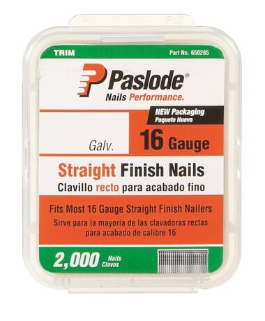 Paslode 1-1/4 In. 16 Ga. Straight Finish Nails, large image number 0