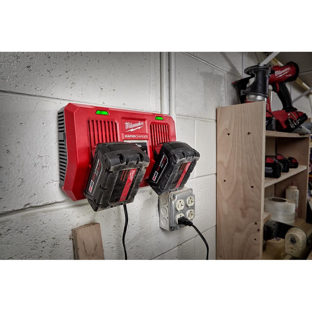 Milwaukee M18 Dual Bay Simultaneous Rapid Charger, large image number 15
