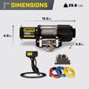 Champion Power Equipment 4000-Lb ATV/UTV Winch Kit with Mini-Rocker, small image number 3