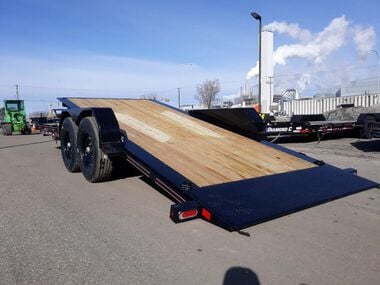 Diamond C 22 Ft. x 82 In. Low Profile Hydraulically Dampened Tilt Trailer, large image number 7