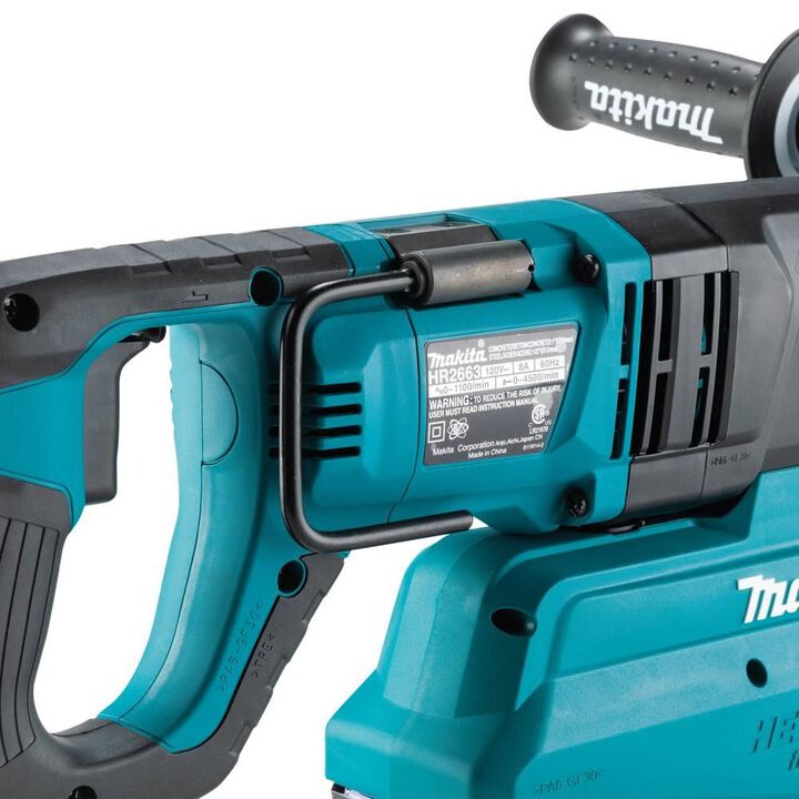 Makita Promotional 1 Inch SDS-PLUS AVT Rotary Hammer with HEPA Dust Extractor (D-handle), large image number 10