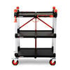 Crescent SITERUNNER 3 Shelf Folding Jobsite Cart, small image number 1