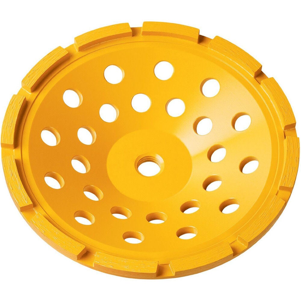 DEWALT 7 Inch Single Row Segmented Rim Diamond Cup Wheel for Concrete and Masonry Materials – DW4771