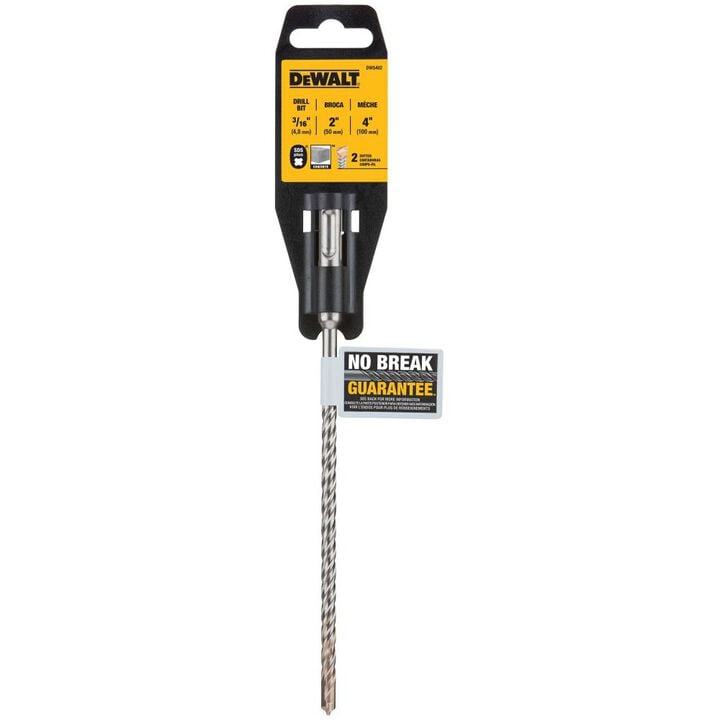DEWALT 3/16 In. x 2 In. x 4 In. Rock Carbide SDS+ Hammer Bit, large image number 8