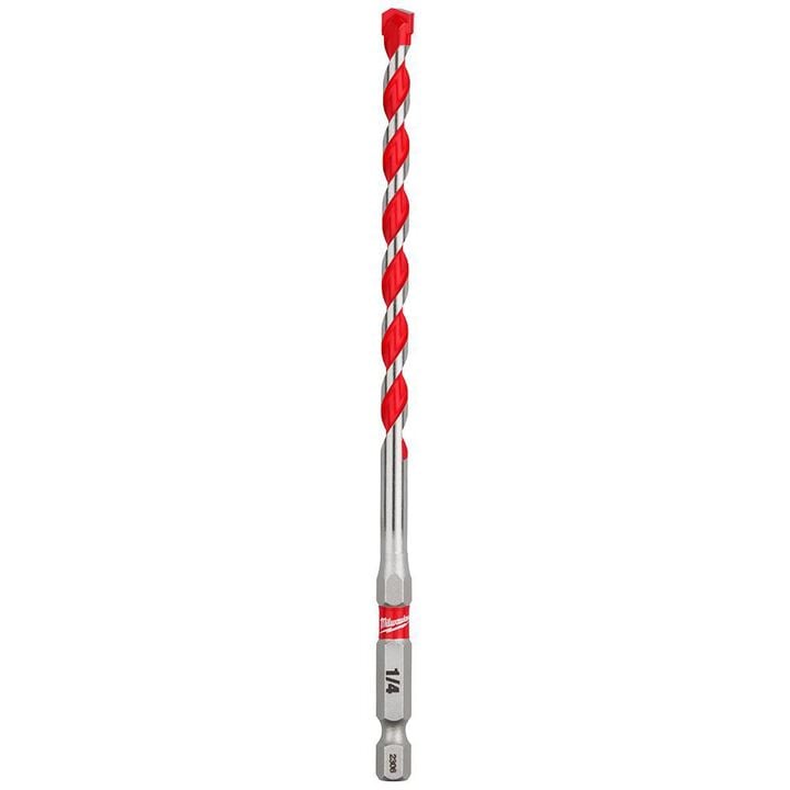 Milwaukee SHOCKWAVE Carbide Hammer Drill Bit 1/4inchx4inchx6inch, large image number 0