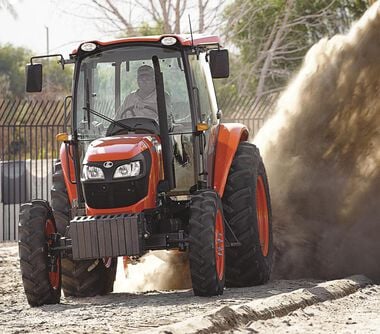 Kubota 71HP Utility Tractor with Heat and A/C Cab - 4WD and 3-Point, large image number 5